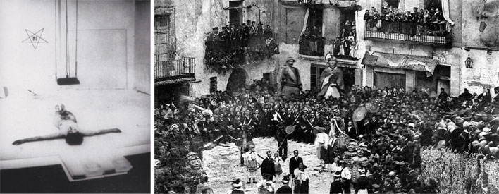 Performance Lips of Thomas / Festa de La Patum de Berga